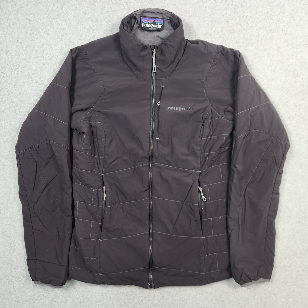 Patagonia Jacket Womens XS Black Nano Air Light Hybrid Hiking Outdoors